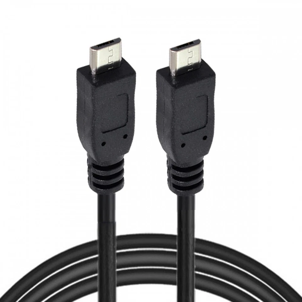 CY Micro USB2.0 Male to Micro USB Male 5Pin Data Charge Cable 100cm for Camera - Image 3 of 4
