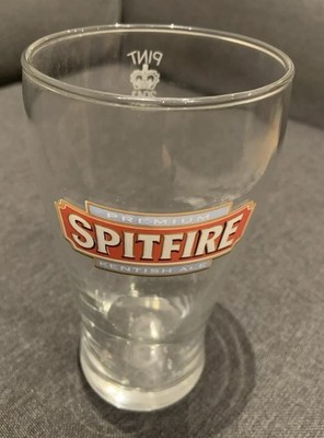 Spitfire Kentish Ale Pint Glas - Pint Crown Xmas (c4)