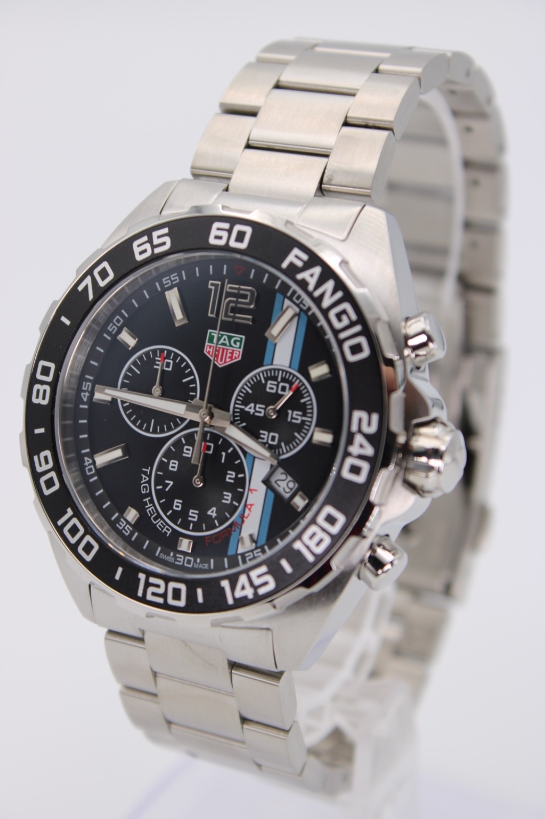 Quartz Men's Heuer CAZ101H.BA0842 1 Chronograph Watch Formula 43mm TAG - vintagewatches.pk