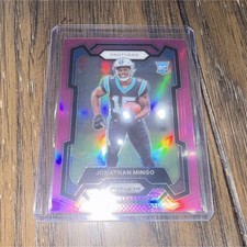 Panini Prizm 2023 Jonathan Mingo #312 Pink Prizm Rookie Carolina Panthers Card