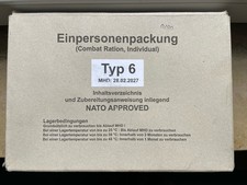 Bundeswehr EPA Typ 1-6 Notverpflegung