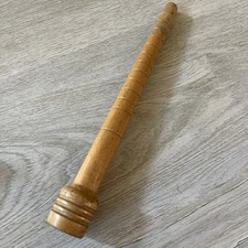 Antique Vintage Wooden Textile Spool Bobbin Quill