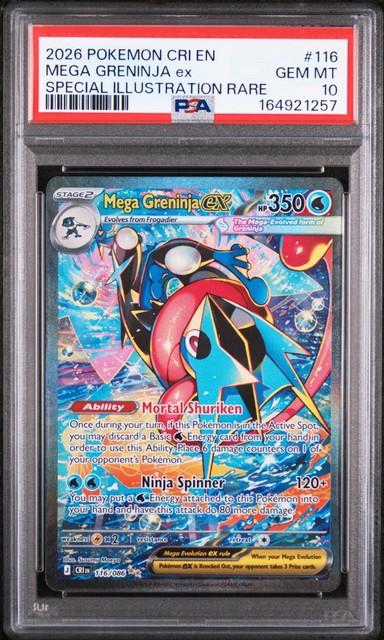Mega Greninja ex #116 (Chaos Rising)