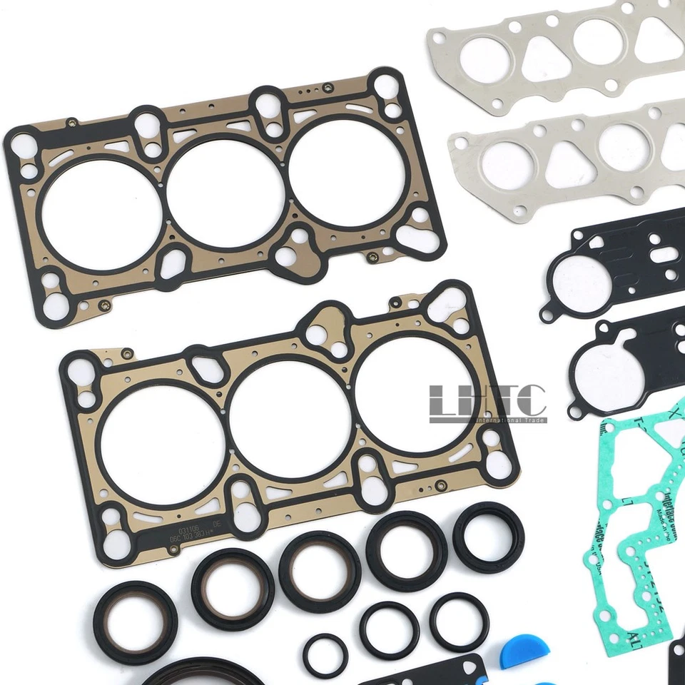 Kit de reparo de vedações de óleo de juntas de cabeça de cilindro de motor para AUDI A4 A6 Quattro 3.0 V6 - Imagem 2 de 4