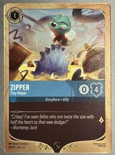Zipper Tiny Helper 50/P3 League Promo Foil Wilds Unknown Disney Lorcana