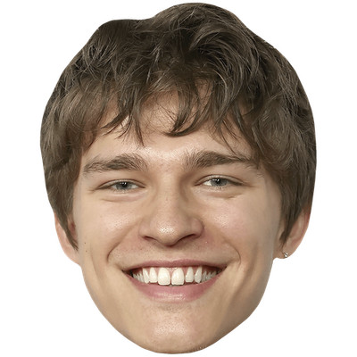 Alex Sampson (Smile) Celebrity Mask, Flat Card Face, Fancy Dress Mask