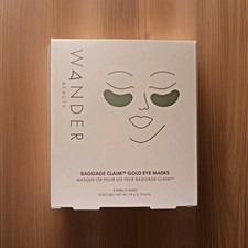 Wander Beauty Baggage Claim Gold Eye Masks 6 ...