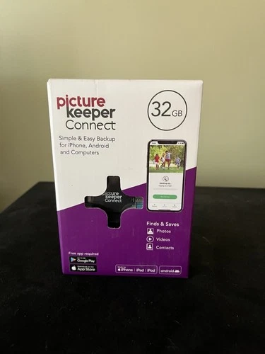 Picture Keeper Connect 32GB Photo Backup Drive iPhone Android