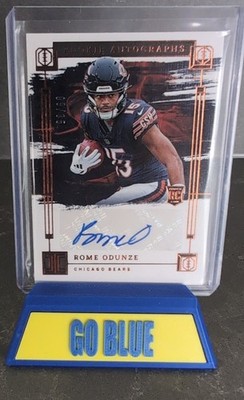 2024 Panini Impeccable - Rookie Autographs Rome Odunze #RA-ROE Bronze /35...