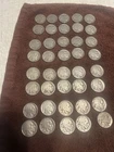 LOT OF 40 BUFFALO NICKELS FULL ROLL READABLE DATES INDIAN HEAD 1920 TO 1929