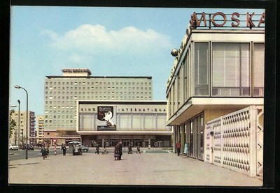 Ansichtskarte Berlin, Hotel Berolina und Kino International 