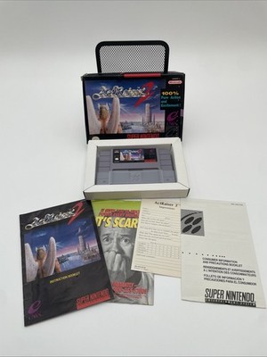 Actraiser 2 - Super Nintendo SNES - CIB w/Reg Card - Tested - No Poster