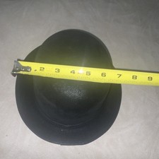 Black Bowler Hat for Men Formal Classic Solid Fall Winter