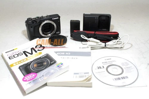 Canon EOS M3 Black Digital Camera (Body Only) **Very Good** Condition