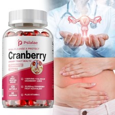 120pcs Cranberry - Vitamin C - Kidney Cleanse  Detox, Urinary Tract Support