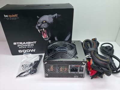 Be Quiet! Netzteil, 600 W, BQT-E6-600W, Straight Power Quad Rail  BLITZBEREIT 