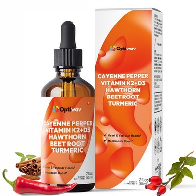 Optiwav Cayenne Pepper Drops Liquid Supplement