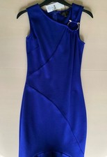 Lipsy Ladies Midi Dress Size 10 Blue Special Occasion Party Cocktail.. BNWT