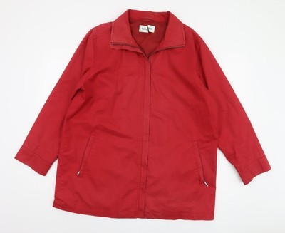 Windsmoor Damen rot Baumwolle Jacke Größe 12