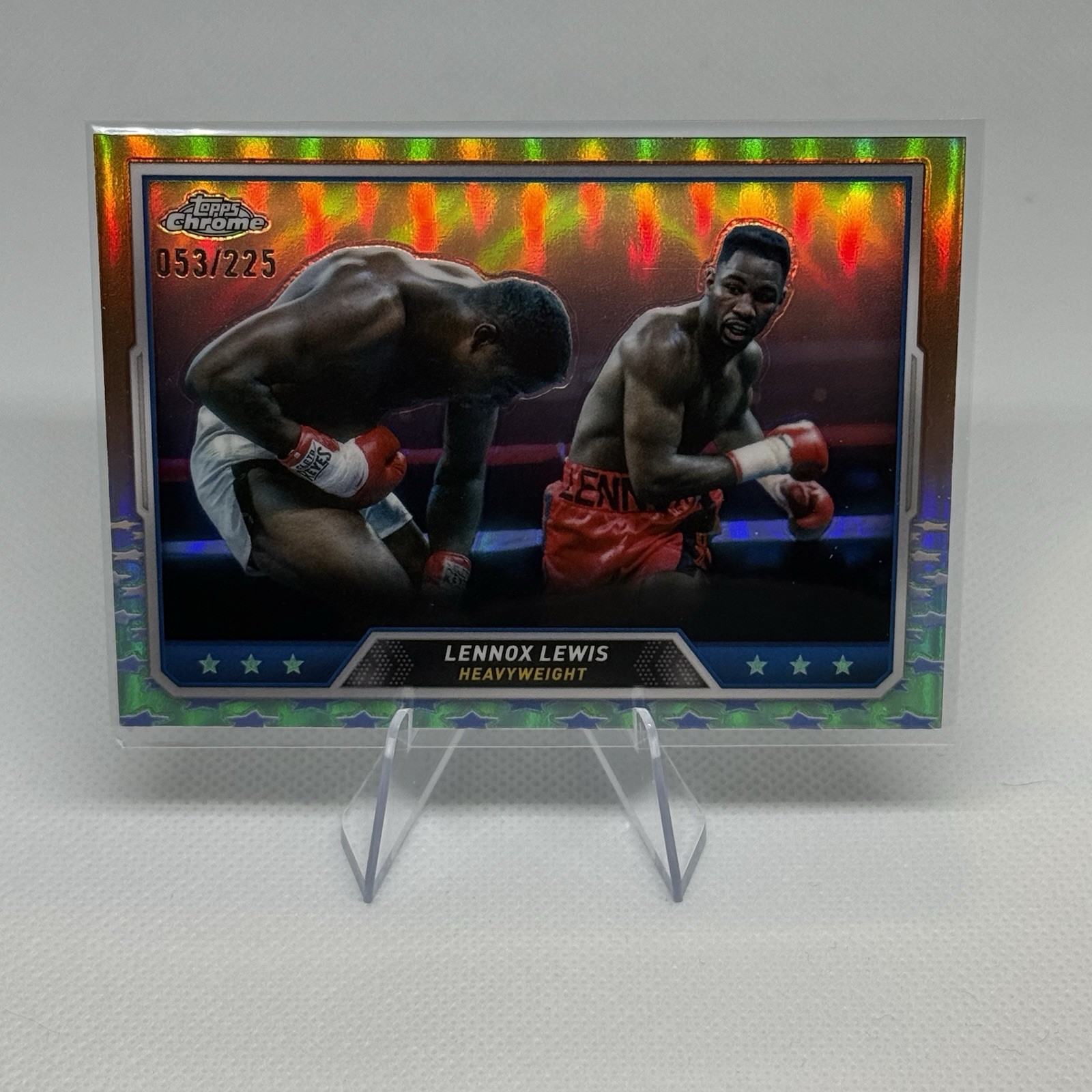 2024 Topps Chrome Boxing Lennox Lewis BRONZE Refractor /225 #94