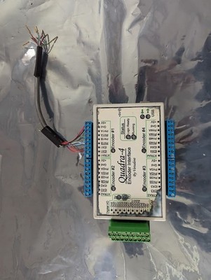 VERSALENT QUADRA-4 4 CHANNEL QAUDRATURE ENCODER USB INTERFACE + IO CNC