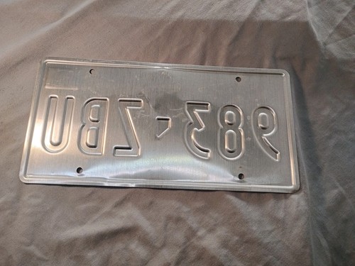 Nevada License Plate 983-zbu - Bild 2 von 2