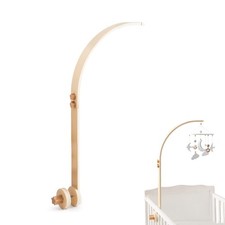 Wooden Crib Mobile Arm Baby Crib Mobile Arm Wooden Holder Rotatable Adjus...