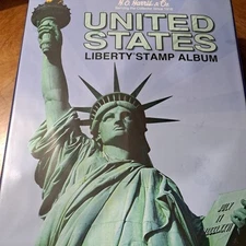 HE Harris US Plate Block ALBUM Part B 1964-1989 w/ 2-Post BINDER & PAGES - LOT B