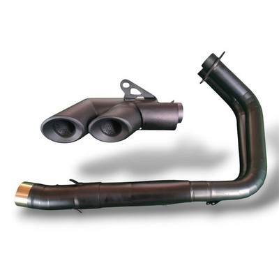 Handmade 2-In-1 Exhaust Fits Kawasaki Vulcan S 650 2015 2025 | Aggressive Tone