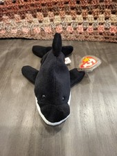 1993 TY Beanie Baby Splash the Orca Whale - with Mint Tags