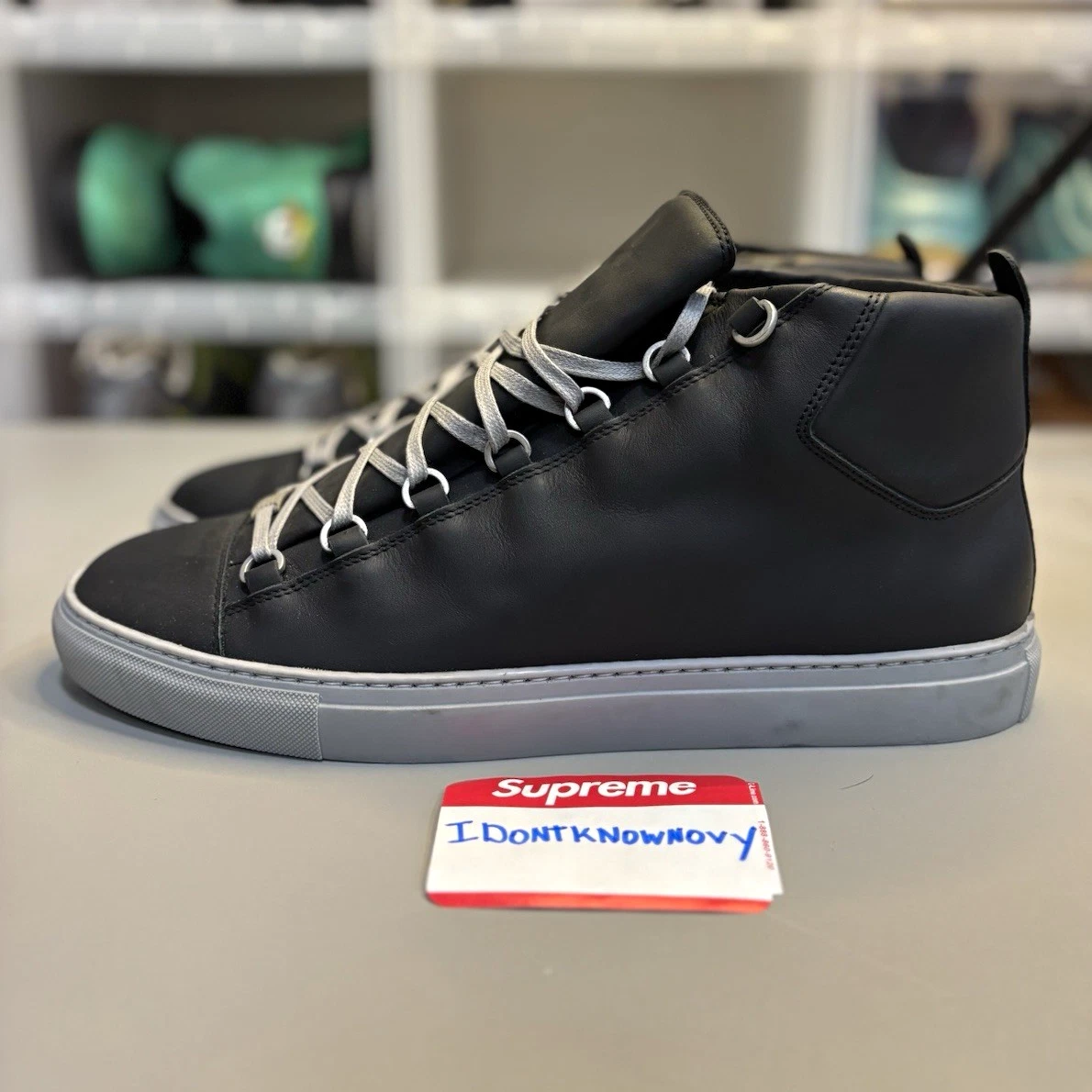 BALENCIAGA ARENAスニーカーブラック サイズ40 Balenciaga Arena Casual Shoes for Men Black for sale | eBay