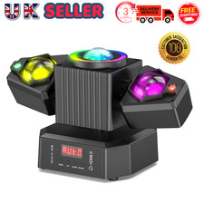 2-Armed Stage Light RGBW 4-IN-1 DMX512 Laser Magic Ball Effect Party DJ Light