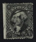 CKStamps: US Stamps Collection Scott#36 12c Washington Used Tiny Thin