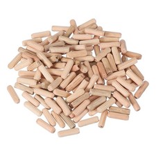 Wooden Dowel Pins 1/4" x 3/4" 6mm x 20mm Straight Dowel Rods Count 150