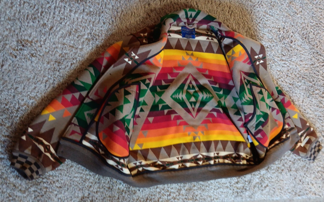 Vintage Pendleton Wool Jacket - Native Inspired T… - image 3