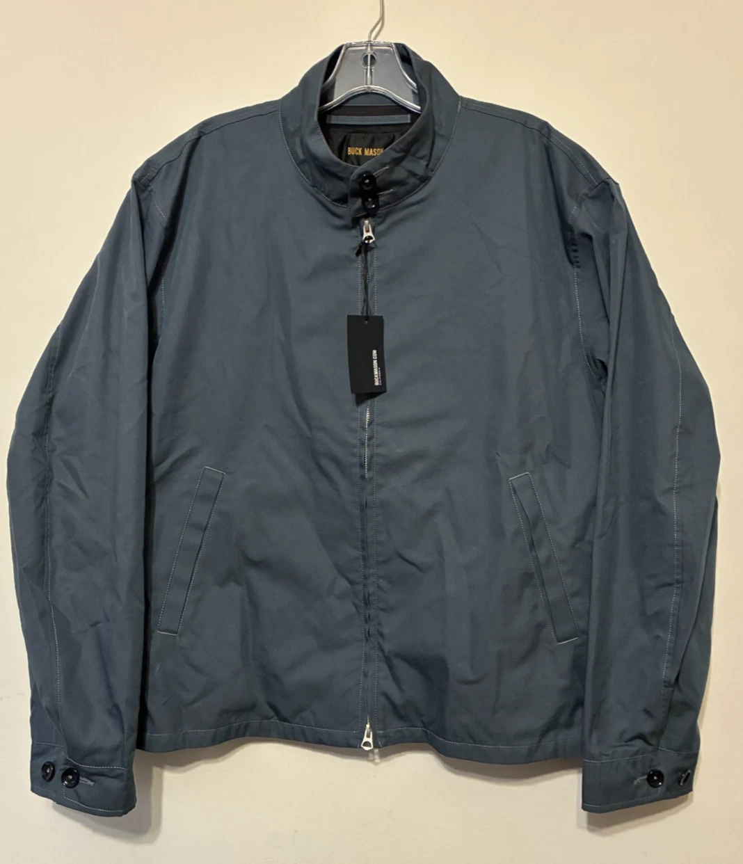 Buck Mason Storm Stopper Ghia Driver’s Cafe Jacket Blue Gray Men's Size XL NWT
Opens in a new window