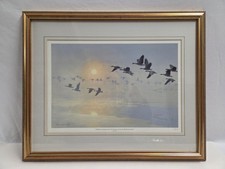 Peter Scott Royal Doulton Pinkfeet Coming in from the Solway Ltd Ed Art Print 