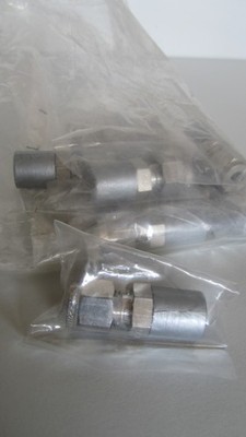 Ihara Science Doppelferrule Stecker, Edelstahl gerade Rohrpassform