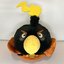 Angry Birds Space 5  Fire Bomb Bird Plush Stuffed Animal Toy Commonwealth 2012