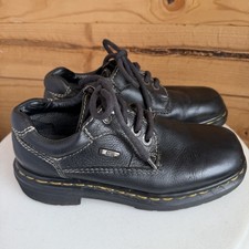 Dr. Martens Black Oxford Shoes Womens Sz 4 9332 Made England 90's VTG Chunky Doc