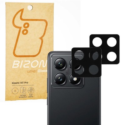 2x Kameraglas für Xiaomi 14T Pro Bizon Objectivschutzglas Kameraschutzglas Glas