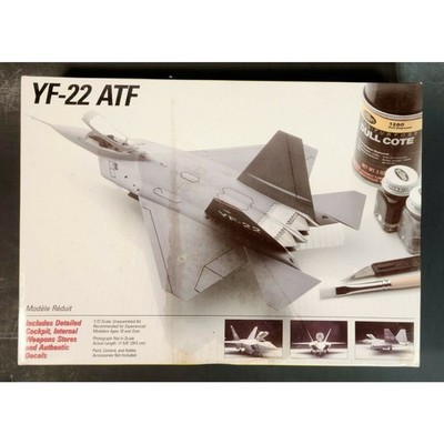 Vintage Testors 1/72 Lockheed YF-22 ATF - Parts Unopened - Box Open NEW 656