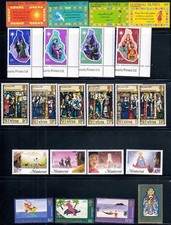 👉 CHRISTMAS collection x5 issues  mnh RELIGION 💲FREE SHIPPING💲