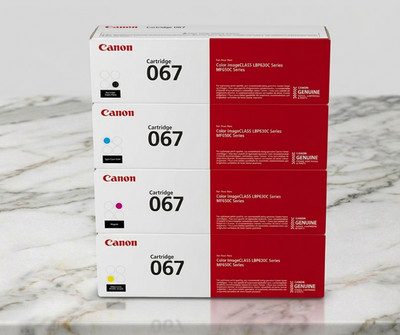 Canon 067 Toner Cartridge 4-Pack CMYK Genuine OEM imageCLASS MF654 MF656 LBP632