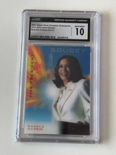2021 UD Goodwin Champions GOUDEY Kamala Harris 3D Lenticular Card CGC 10 Gem Mt