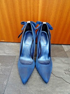 new look navy court shoes