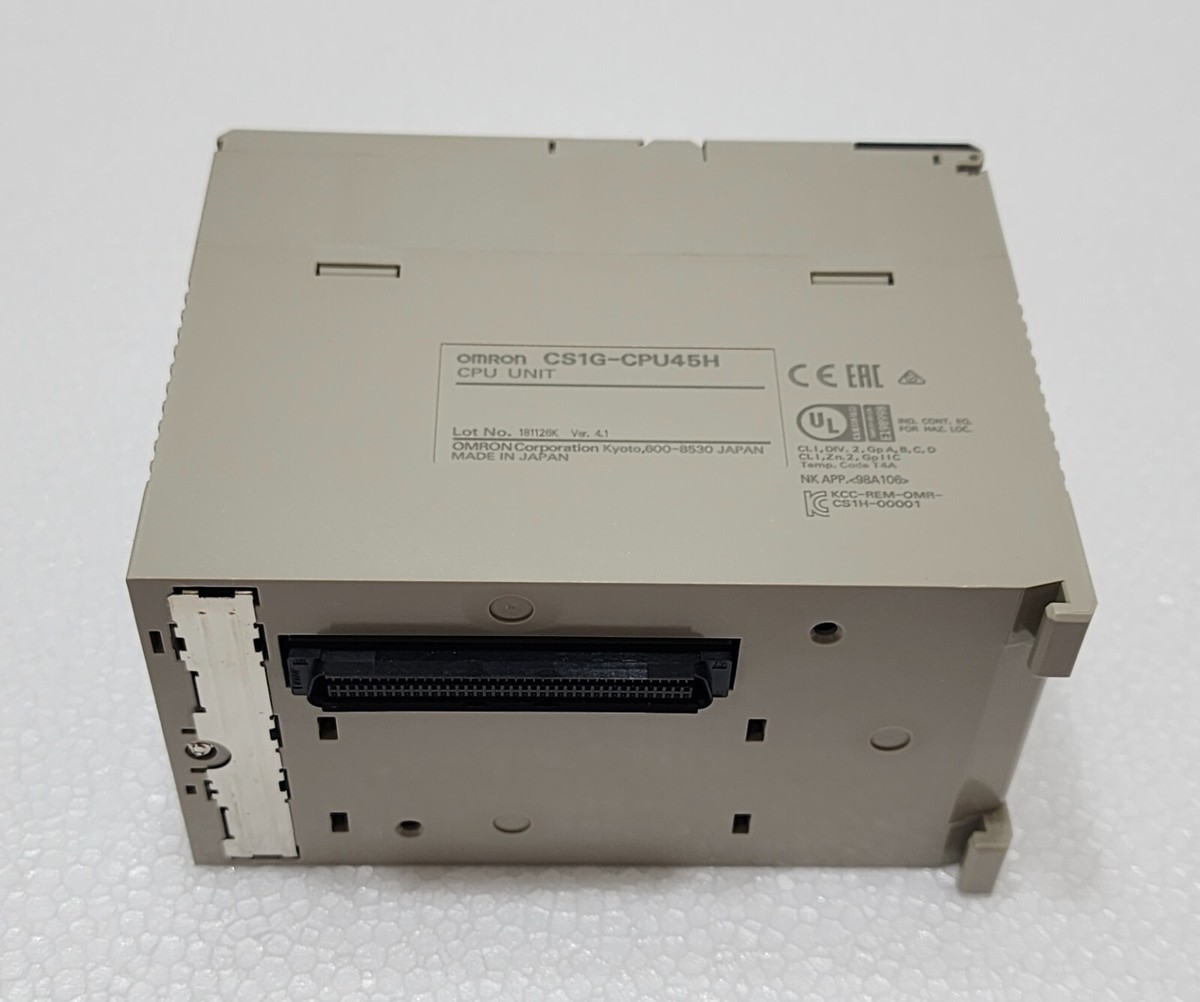 新品級 OMRON CS1G-CPU45H Ver4.1 CPUユニット CS1G-CPU45H v4.1 | Omron PLC CPU Unit | eBay