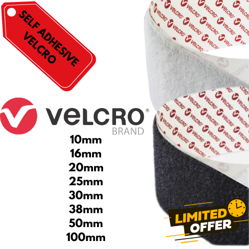 VELCRO® Marken Selbstklebendes Klettband Klebeband Rückseite Verschluss PS14 - Bild 1 von 5