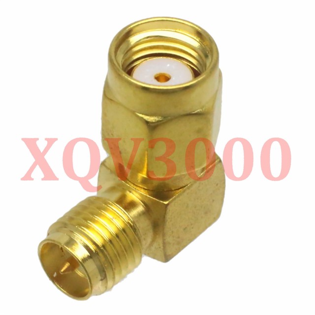1pce Adapter SMA male plug to RPSMA female plug straight RF COAXIAL
