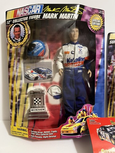 Vintage Special Edition Valvoline Mark Martin NASCAR Figures & Car after signed. - Picture 2 of 15